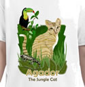 Agador T-Shirt White | Agador and Mila's Jungle Adventure | Children's Picture Book  | Amazon & Amazon Kindle